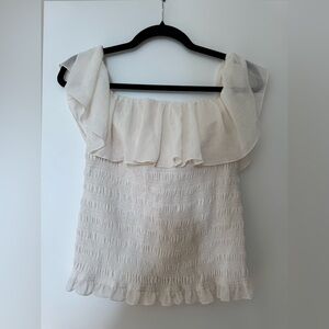 NWT ARITZIA feminine Ruffle Top